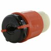 Ac Works NEMA L16-20R 3-Phase 20A 480V 4-Prong Locking Female Connector with UL, C-UL Approval in Orange ASL1620R